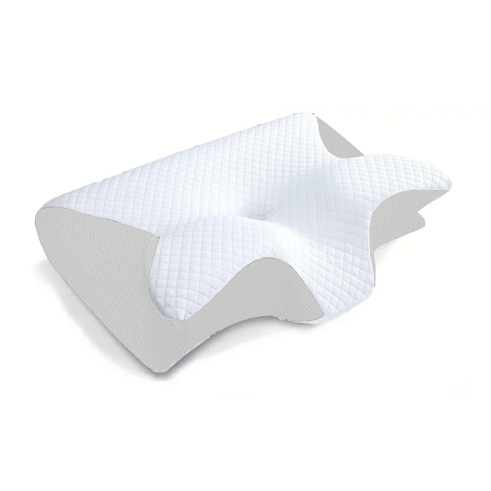 Memory Foam Cervical Pillow, 2 in 1 Ergonomic Contour Orthopedic Pillow